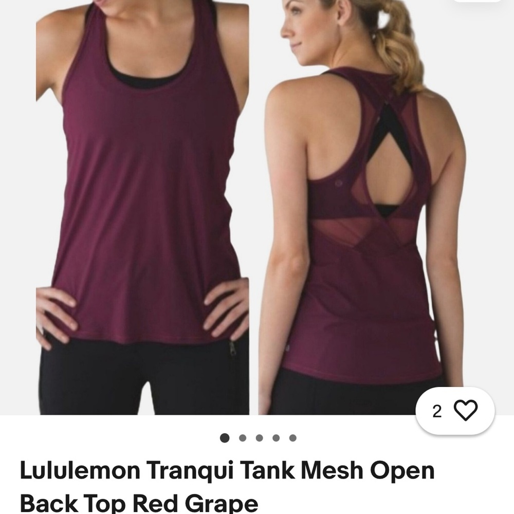 LULULEMON TRANQUIL TANK TOP